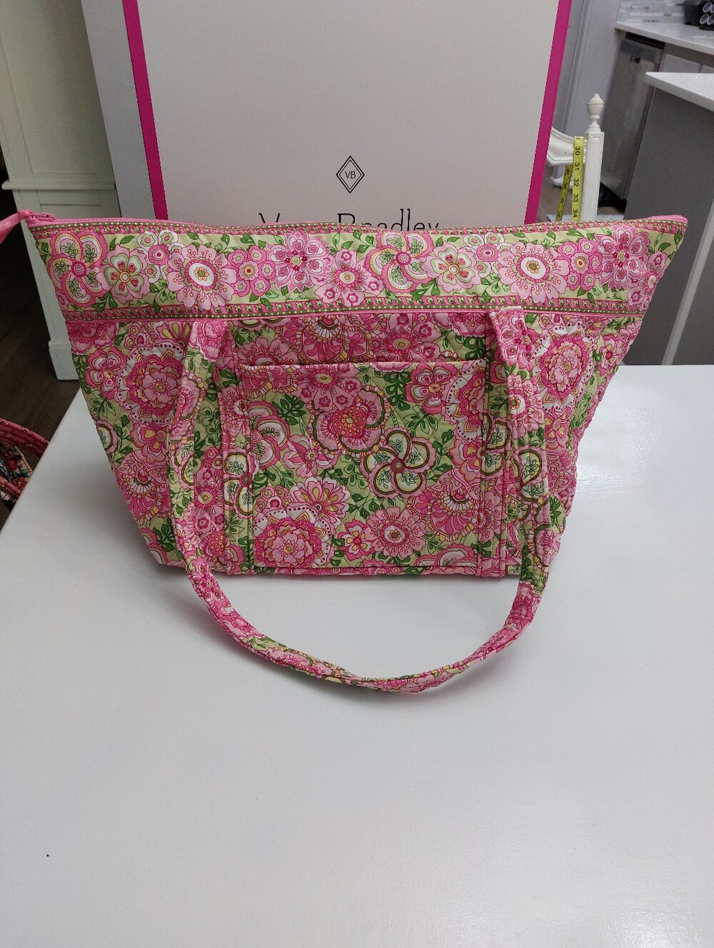 Vera Bradley Miller Tote NWOT Vintage Petal Pink